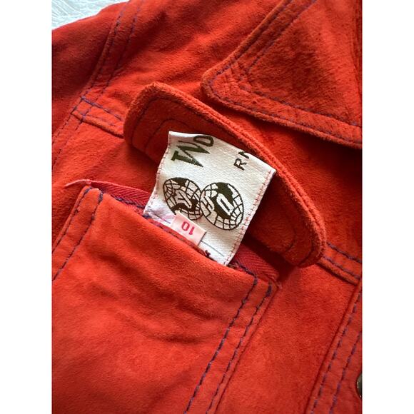 Vintage Fiery Leather Jacket - Picture 9 of 11